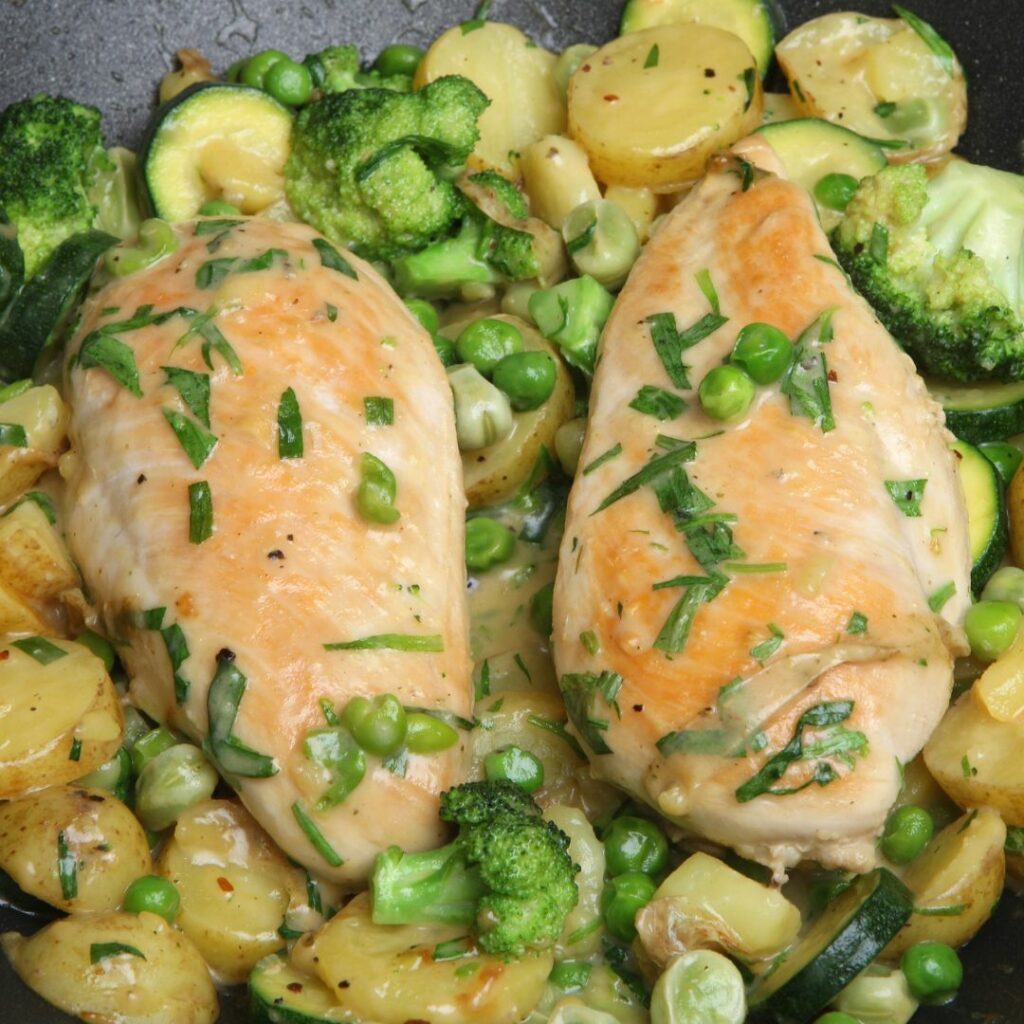 Chicken With Tarragon And Leeks
