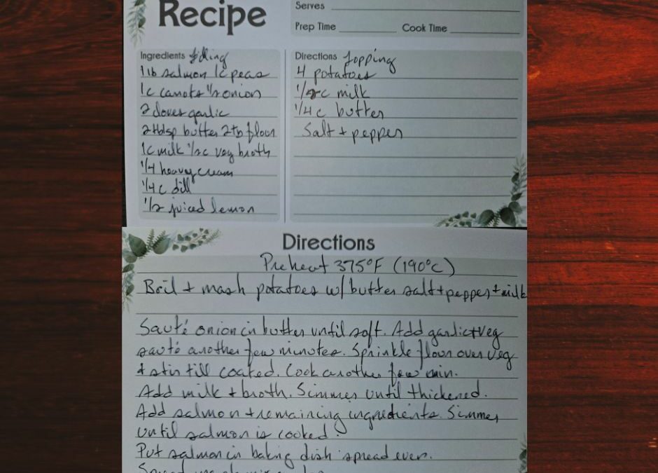 Creamy Salmon Pie with Mashed Potato Topping