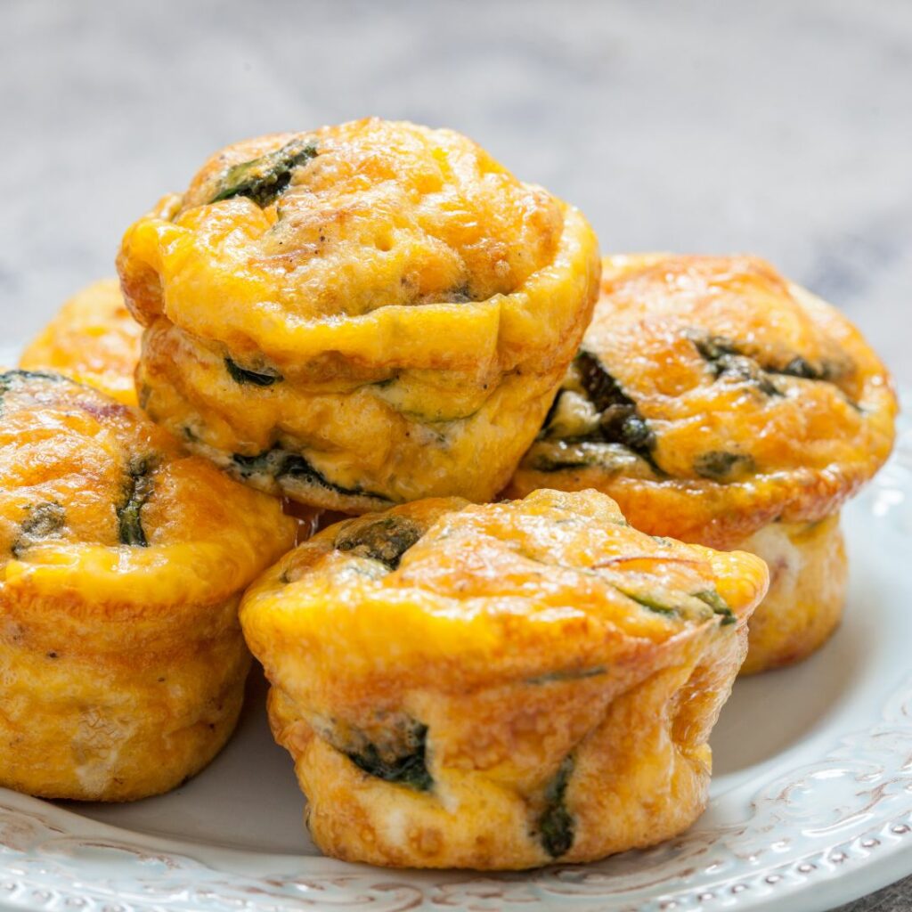 Bacon Egg Cheese And Kale Savory Breakfast Muffins