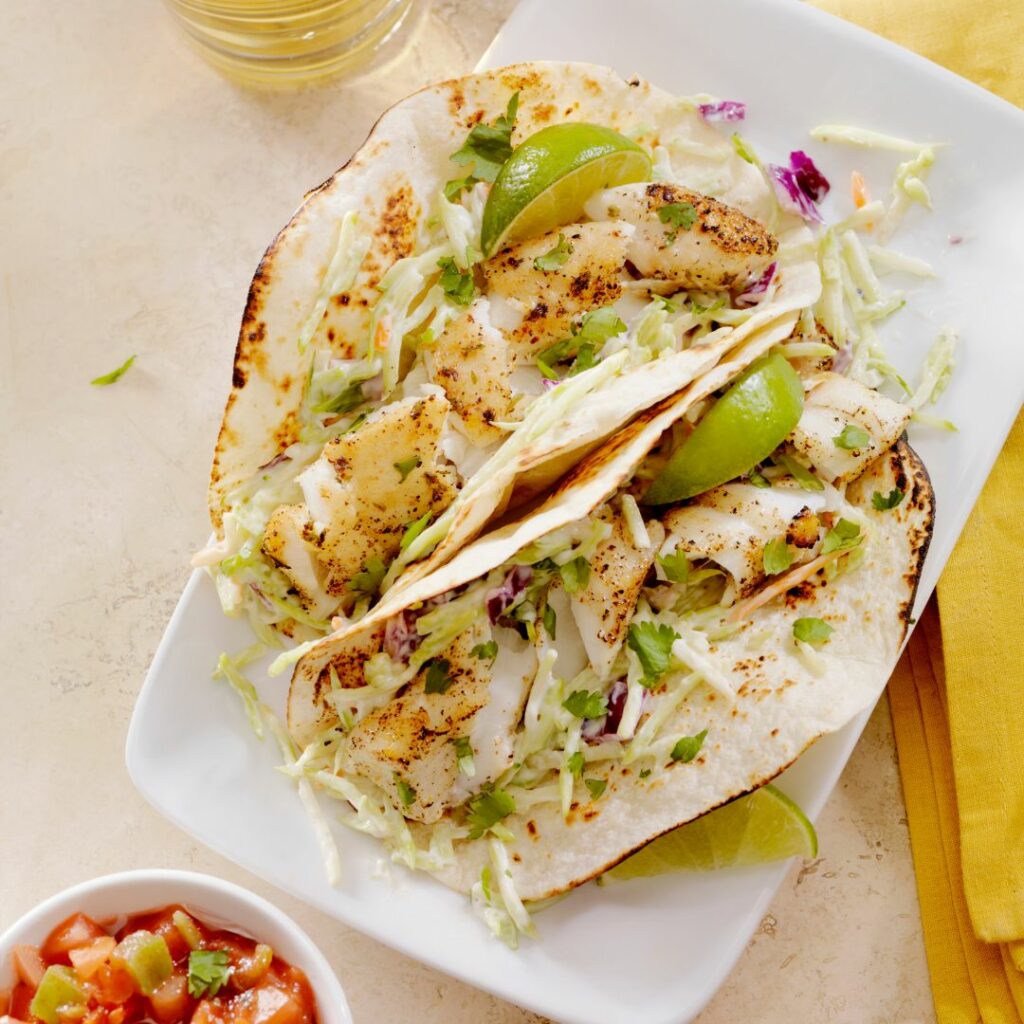 Baja Grilled Fish Tacos