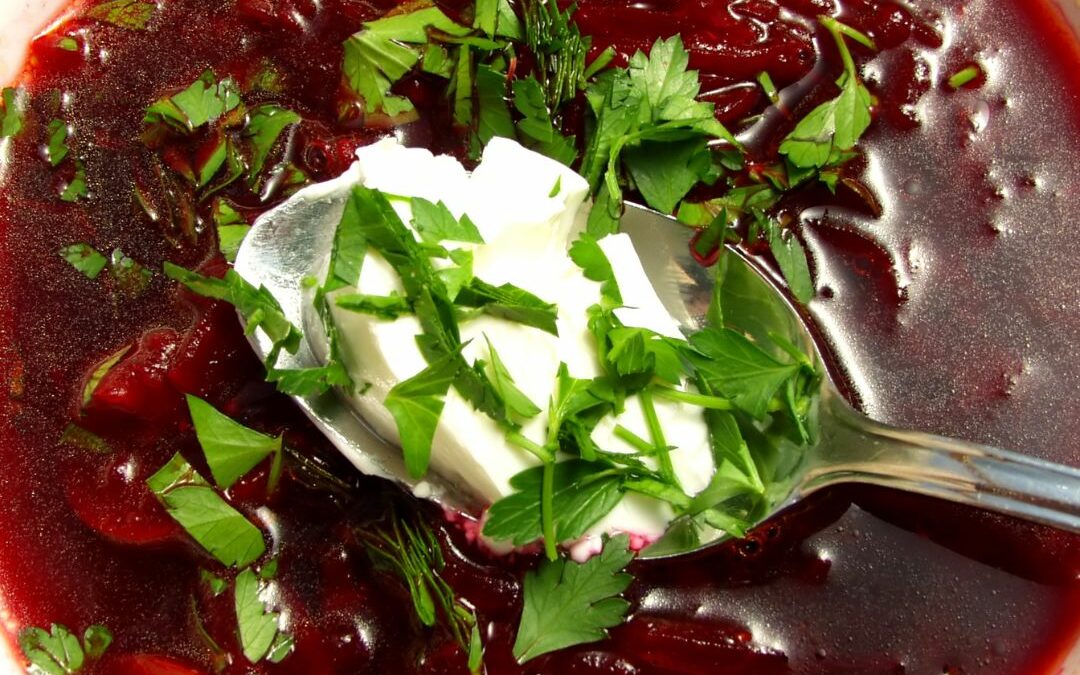 Borscht With Winter Seasonal Vegetables