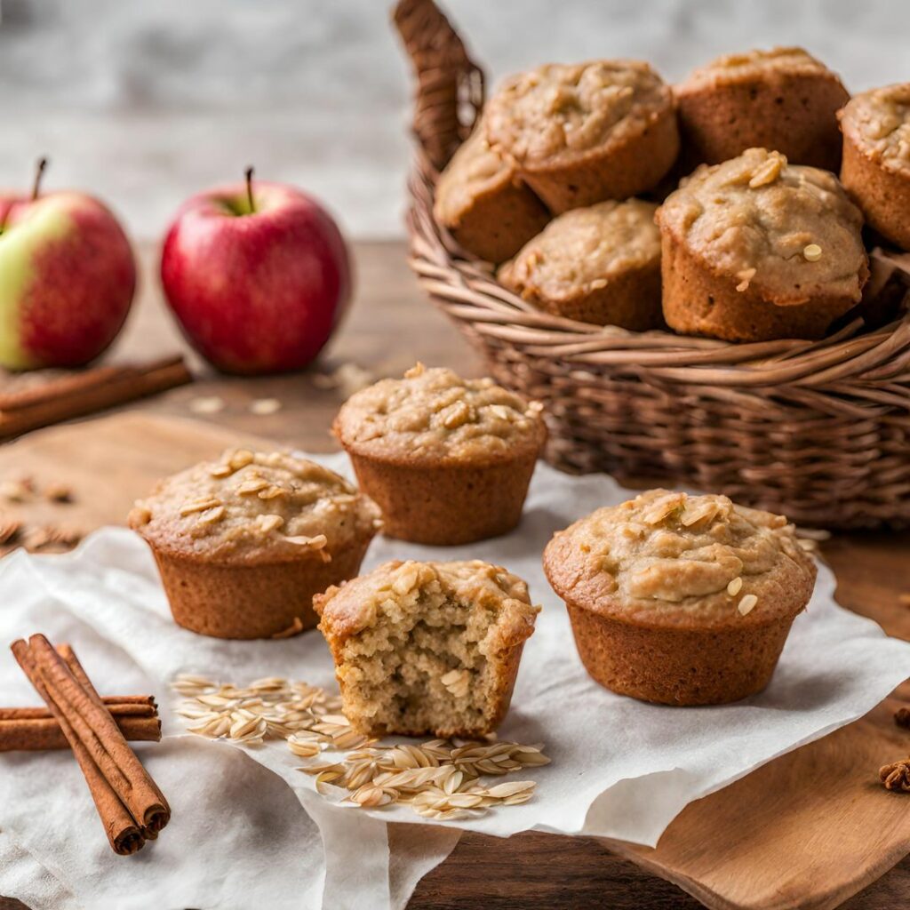 Cinn Fully Good Applesauce Muffins