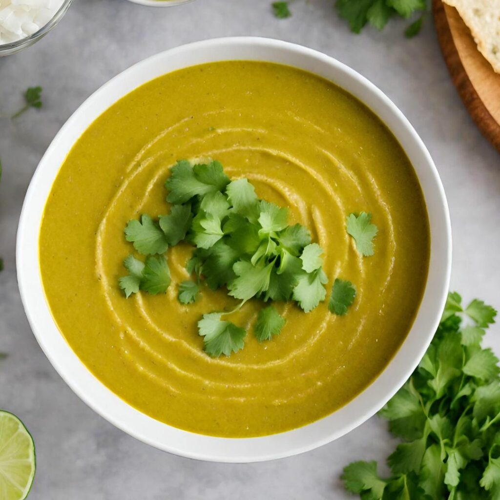 Coconut Turmeric And Yellow Split Pea Soup