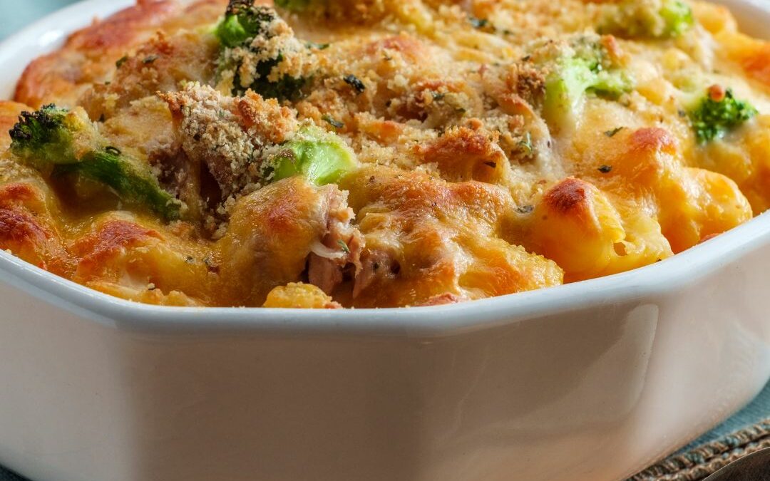 Creamy Broccoli and Cheese Pasta Bake