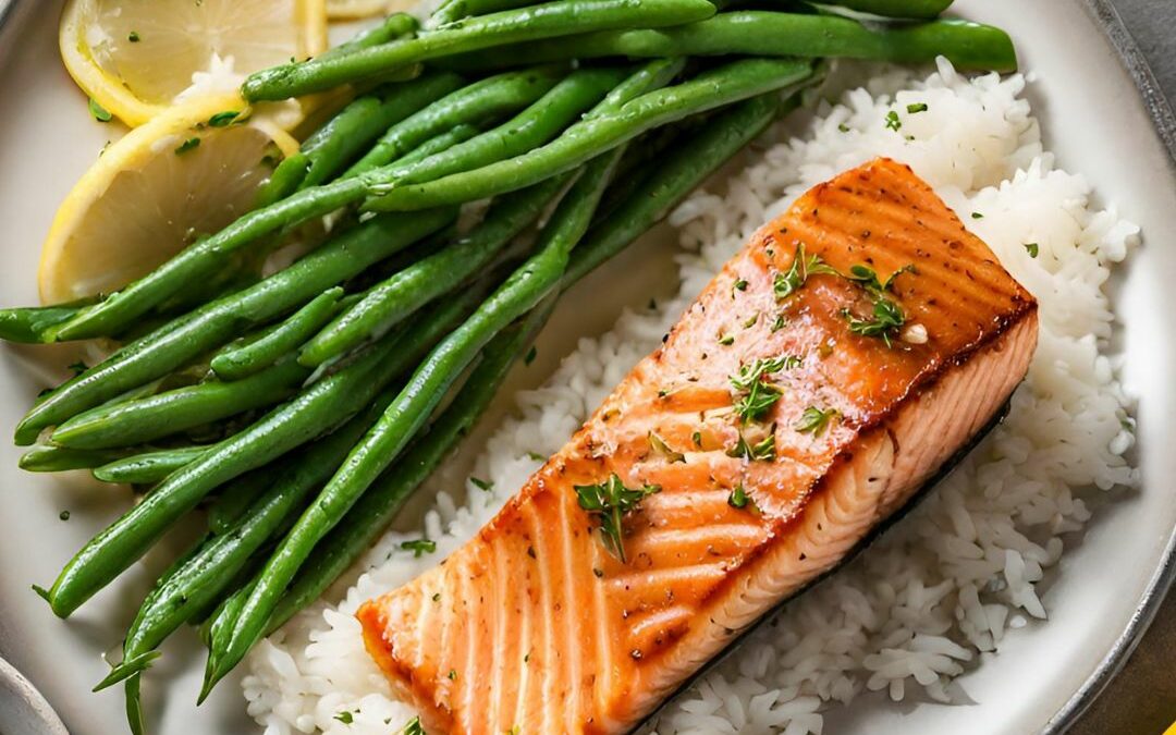 Lemon, Garlic, and Herb Seared Salmon