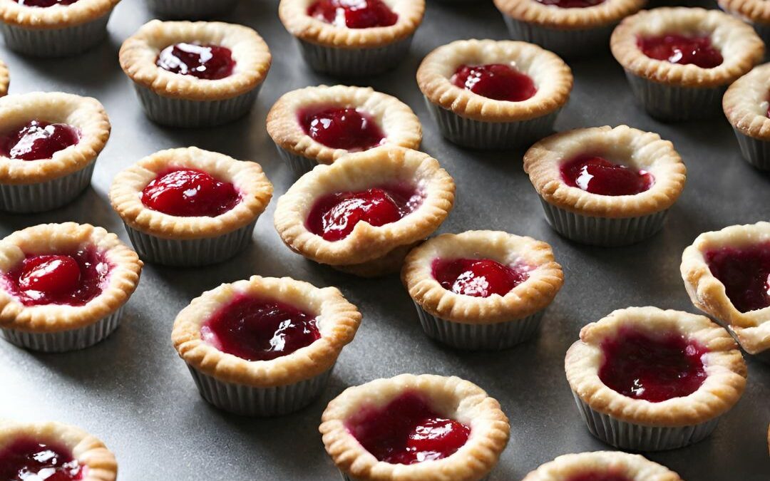Mini Cherry Tarts with Cream Cheese Filling