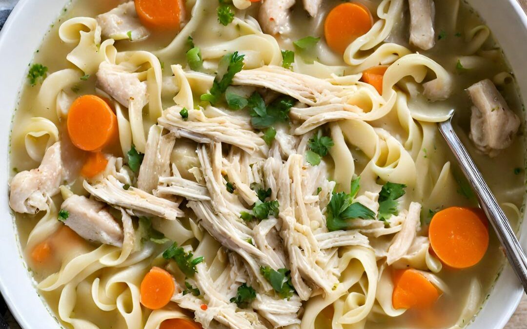 Mum’s Penicillin: Slow Cooker Whole Chicken Soup With Turmeric