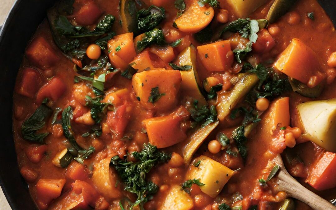 Slow Cooker Harissa Vegetable Stew