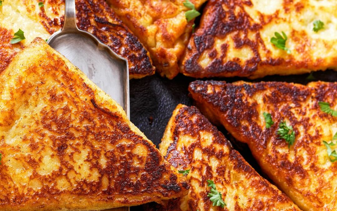 Potato Farls (Irish Potato Bread) and Dippy Eggs