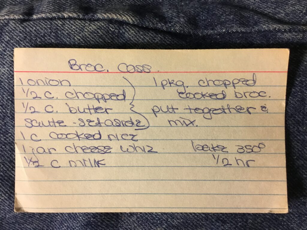 Robins Broccoli Casserole