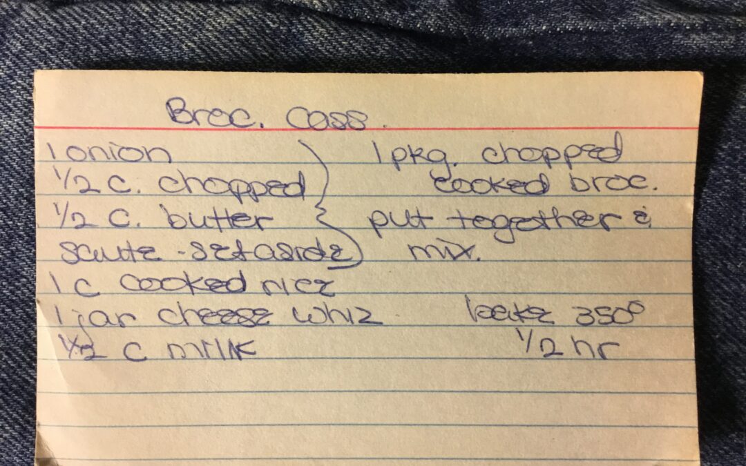 Robin’s Broccoli Casserole