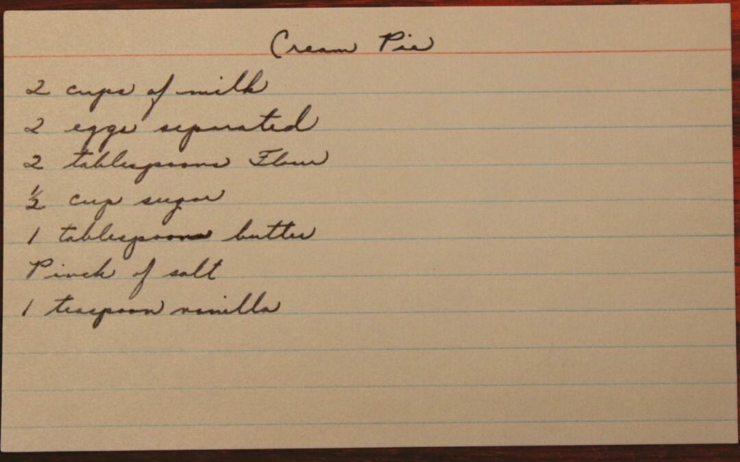Cream Pie