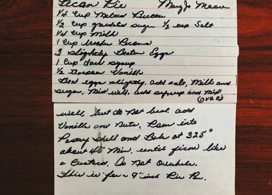 Mary Jo’s Pecan Pie