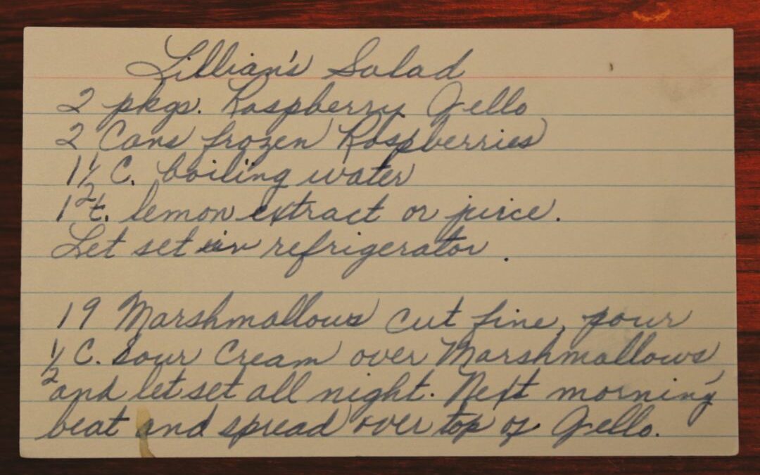 Lillian’s Raspberry Salad