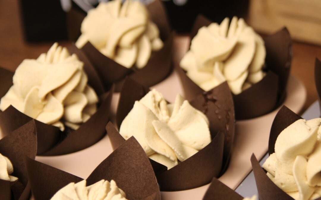 Liza’s Java Chip Oatmeal Cupcakes with Easy Whipped Frosting