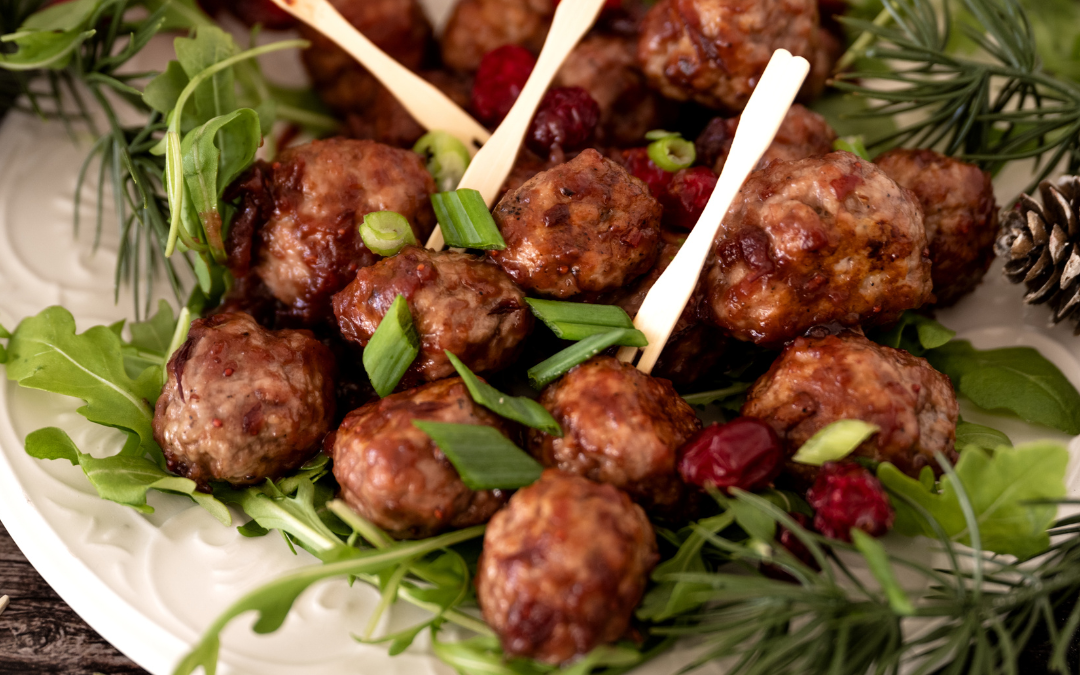 Scandinavian Cranberry Meatballs
