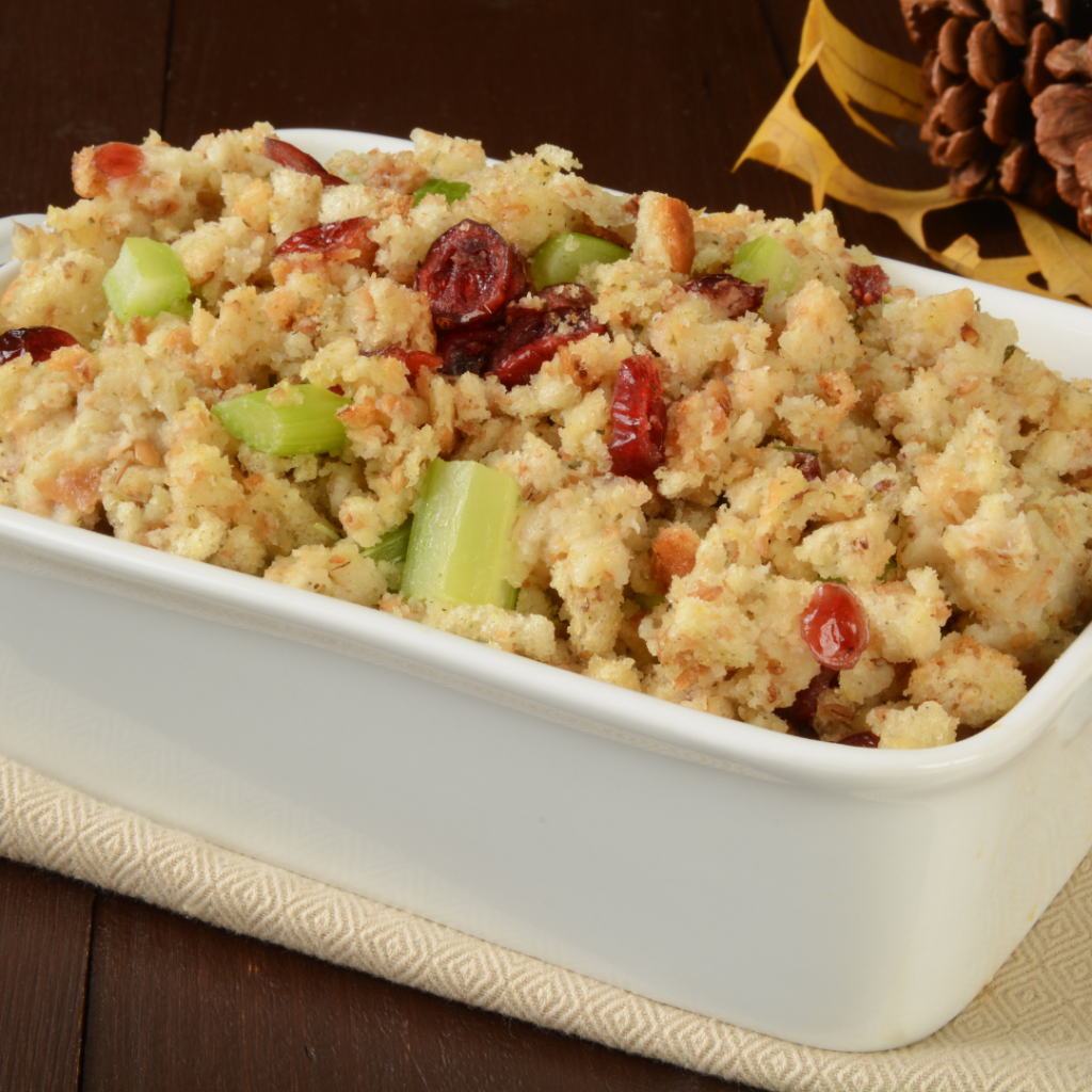 Cranberry Sausage and Apple Stuffing