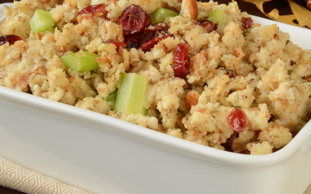 Cranberry Sausage and Apple Stuffing