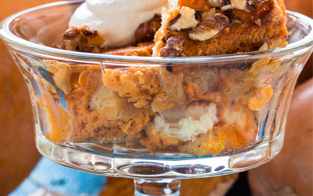 Crockpot Pumpkin Bread Pudding