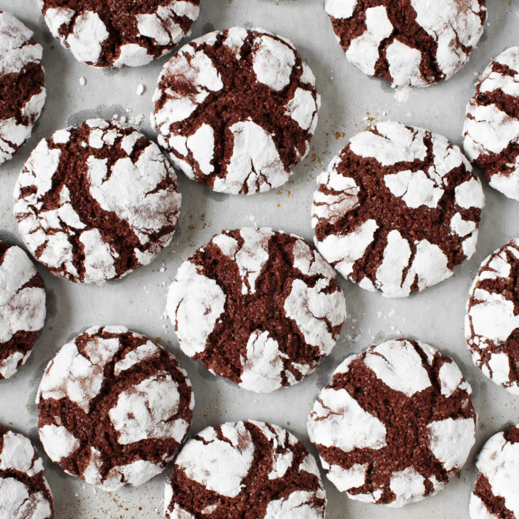 Easy Fudge Crinkle Cookies