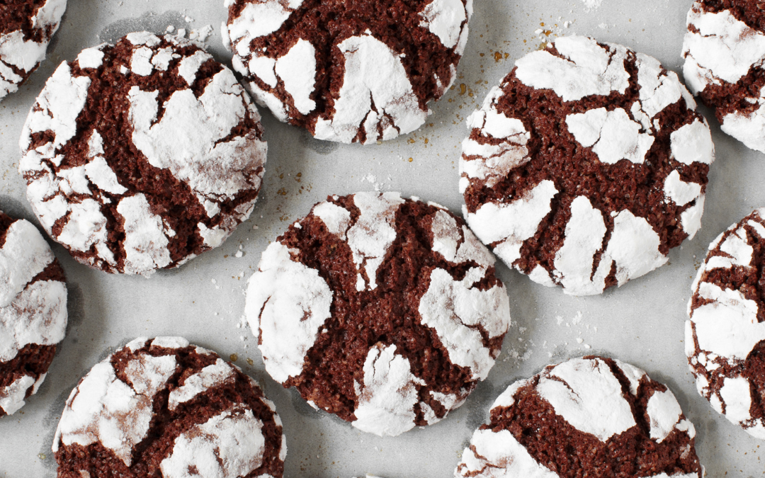Easy Fudge Crinkle Cookies