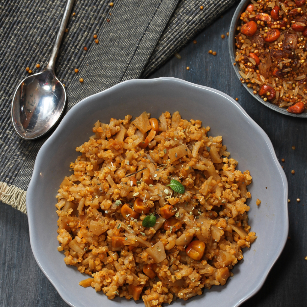 Lebanese Lentil and Rice Pilaf (Mujadara)
