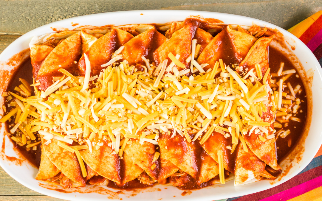 Leftover Turkey Enchiladas