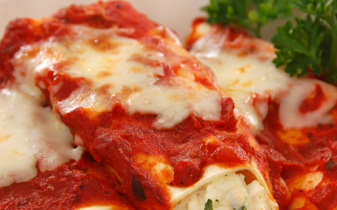 Leftover Turkey Manicotti