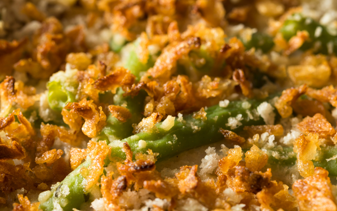 Liza’s Herby Roasted Green Bean Parmesan Casserole