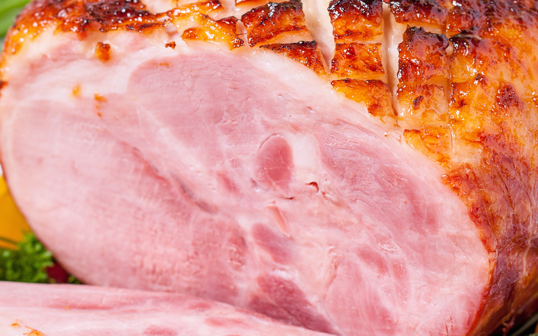 Mango Chutney and Garlic Glazed Ham