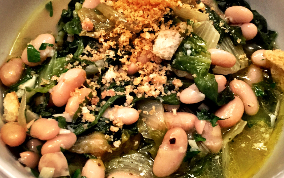 Mediterranean Kale & White Bean Soup