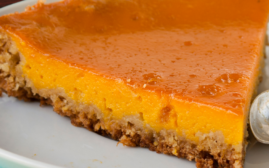 Pumpkin-Grand Marnier Tart With Gingersnap Crust