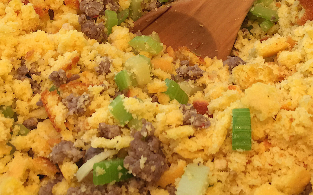 Slow Cooker Sausage Dressing