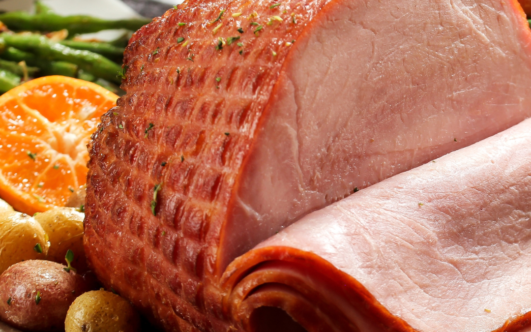 Tangerine and Sage Glazed Ham