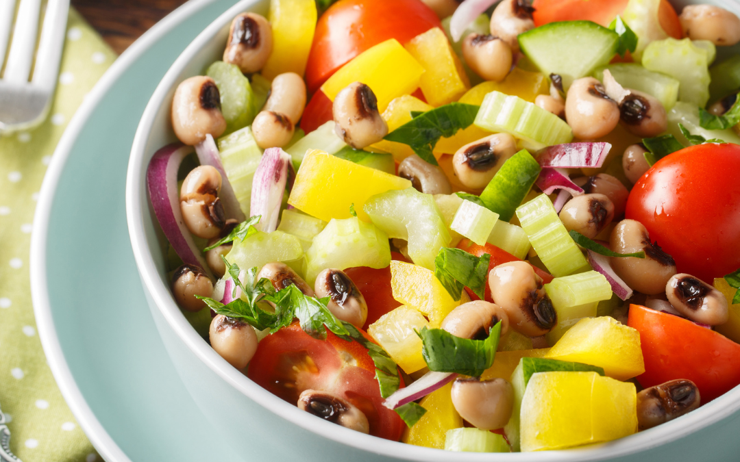 Fresh Black-Eyed Pea Veggie Salad