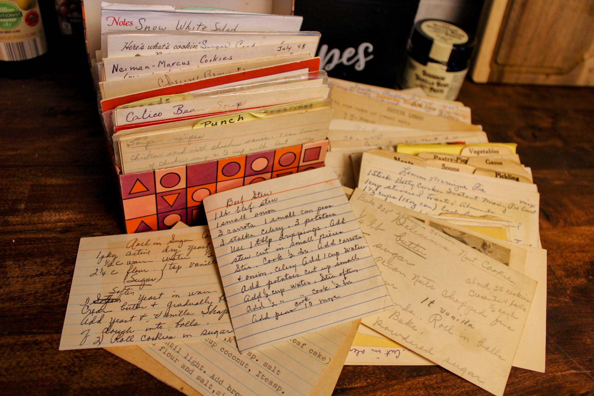 Liza's handwritten recipe collection preserved for future generations